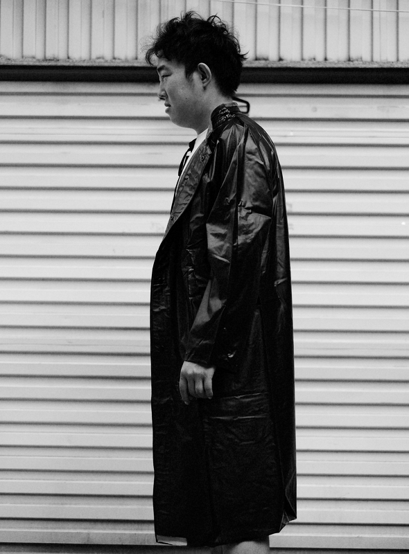 New Swedish military version 90 s PVC black windbreaker raincoat without Hood motorcycle riding