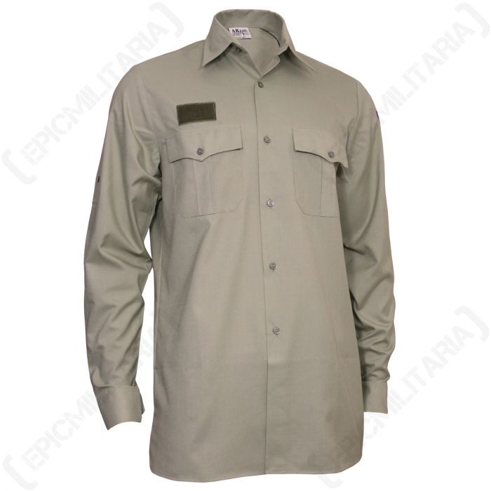 Brand New Czech Military Version, Original Packaging, Vz.95 Long-Sleeve Dual-Use Shirt, Original Product, Long Sleeve, Short Sleeve