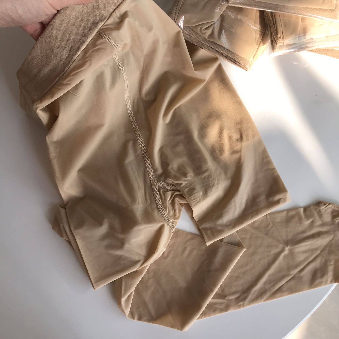 Spring and summer solid color thin section horse oil bright matte god pantyhose female body belly tightening buttocks thin section stovepipe beautiful legs