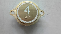 Kongli elevator round with ear titanium button Kone elevator button Kone button kongli elevator accessories