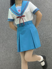 jk制服加工定制 定制jk加绒保暖水手服裙子凉宫春日动漫cos服套装日系校园甜美风