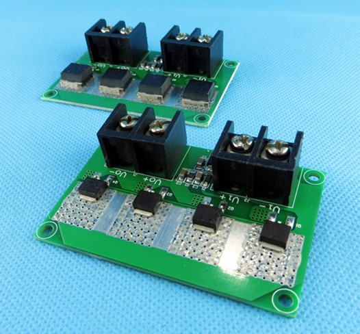 20A DC power input backup protection board Power protection board Large current ultra low voltage reduction is safe and reliable