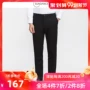 Quần tây nam màu đen Saint Desi mùa thu 2019 mới quần nam kinh doanh xu hướng giản dị Quần skinny phù hợp - Suit phù hợp quần tây đen nam