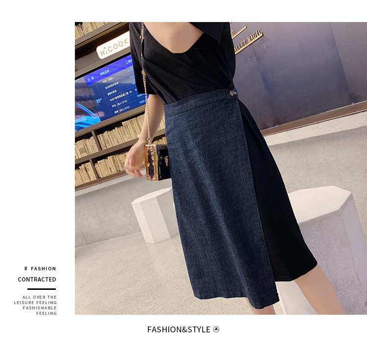 VK旗艦店 韓國風小清新修身百搭套裝短袖裙裝