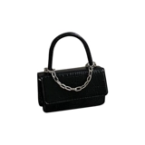 Ретро цепь, минималистичная сумка на одно плечо, сумка через плечо, крокодиловый принт