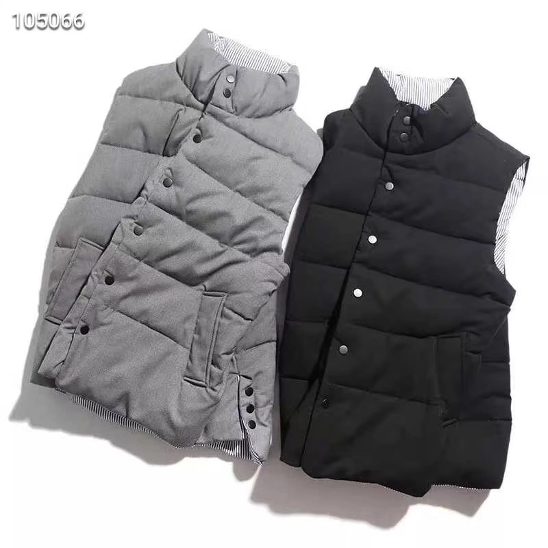 18ss mẫu đôi mùa đông kho báu cotton nam vest nữ ấm áp áo bông cotton quần áo thể thao