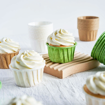 Net Red Curl Cupcake Bottom Toke Baking Qi Wind Maven Cup Dessert High Temperature Resistant Packaging Home Trumpet Molds