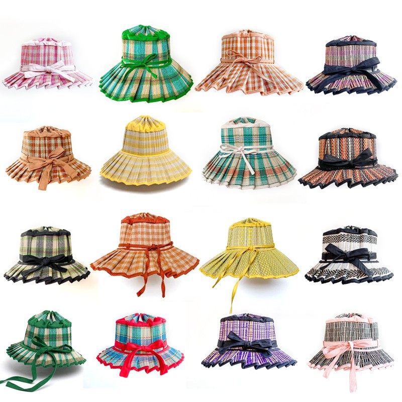 現貨西瓜家Lorna Murray兒童成人遮陽纖維透氣摺疊草帽手工帽子77 - Taobao