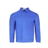 Рабочая одежда белой пищевой фабрики, гигиенический и чистый цех, рабочие перерабатывающего завода, рабочий костюм защитной одежды, мужская мукомольная фабрика