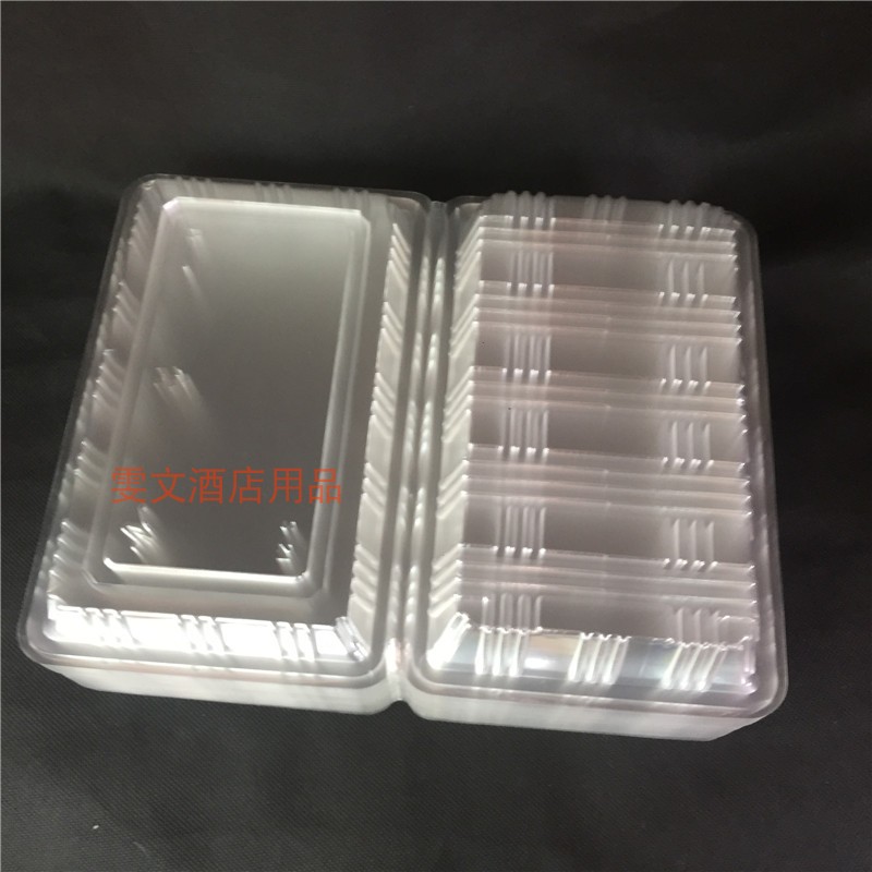 Wenwen Hotel ~ Disposable Plastic Box/Transparent Box Sushi Box Special-Deep One Pack