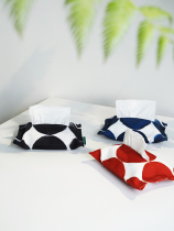 Draft CIAOGAO original design hand-painted Nordic ins simple fabric polka dot paper box car tissue bag