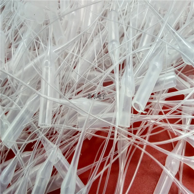 Glue dropper Mouse tail lengthened 502 glue diversion tube point rubber tube 100 packets plastic drop glue nozzle Quick drying