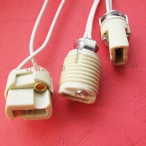 G9 lamp seat Ceramic lamp seat G9 Halogen lamp bead lamp seat line aging lamp feet resistant to high temperature