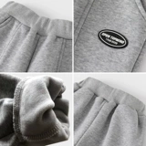 Осенние детские бархатные удерживающие тепло штаны для мальчиков