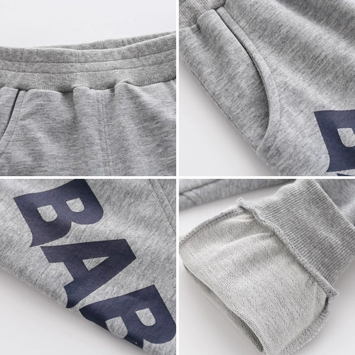 Осенние весенние детские хлопковые штаны для мальчиков для отдыха