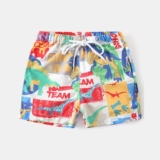 Детские пляжные штаны для мальчиков, шорты для отдыха, быстросохнущая летняя детская тонкая летняя одежда, свободный крой