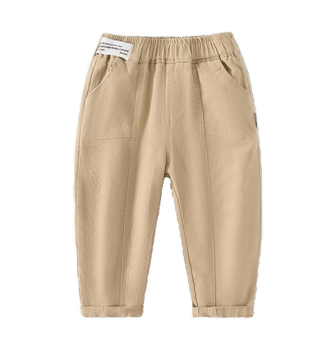 Осенние детские хлопковые штаны для мальчиков для отдыха, подходит для подростков