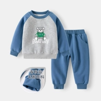 Серый/синий рукав медведь 4385