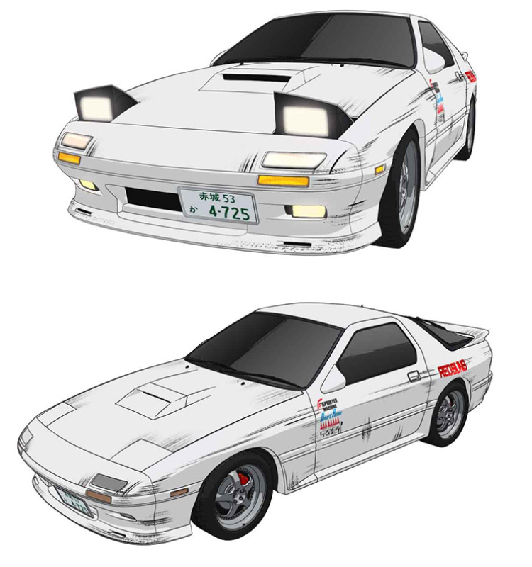 現貨頭文字d Initial D 新劇場版 車貼貼紙fc3s 新版整車貼 Hm031 露天拍賣