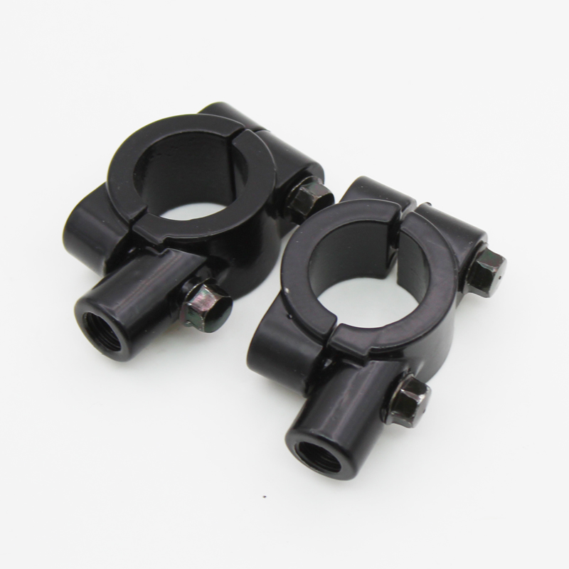 Electric vehicle retrofitted rear-view mirror seat Moto tricycle retrofitted rear-view mirror mounting mirror code electric bike mirror buckle-Taobao