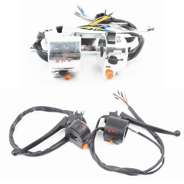 Locomotive Bull Total Jiaoling 70 JH70 JH90 Cattle Total Switch Assembly Handlebar Assembly Aluminum Alloy