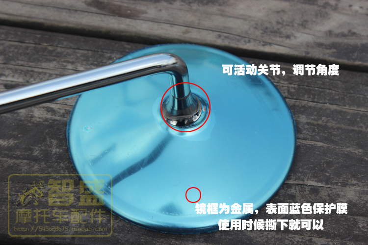 Hoàng tử gương gương chiếu hậu xe máy gương gương chiếu hậu Hoàng Tử GN125 gương 10 MÉT chỉnh nha cặp gương xe máy 360