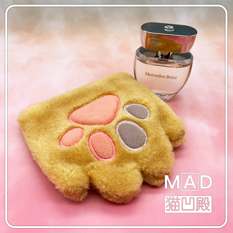 Japan imported furry cat claw small items storage bag Fenrich dream creative gift children's New Year red envelope