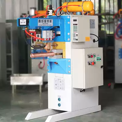 Beautiful weld bead stainless steel screen filter mesh seam welding machine mat woven mesh cylinder straight seam automatic rolling welding machine