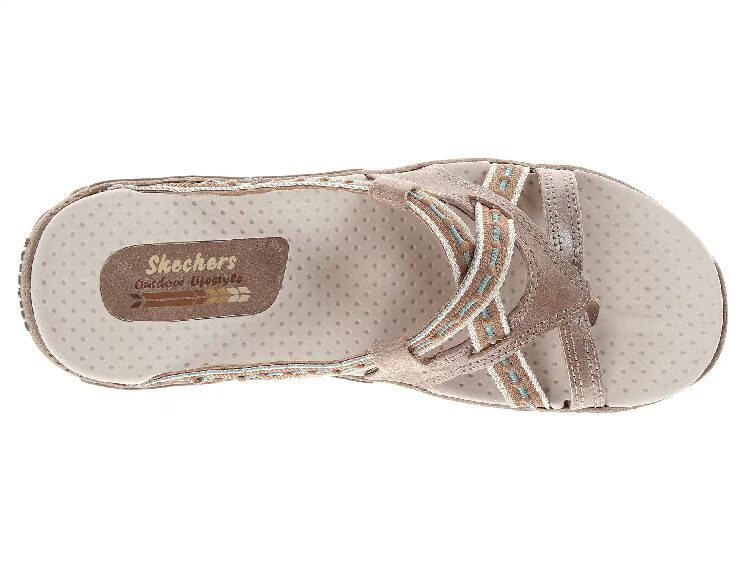 American đánh vần SKECHERS SKECHERS Reggae chéo với dép thể thao nhẹ chống trượt nhẹ crocs chính hãng