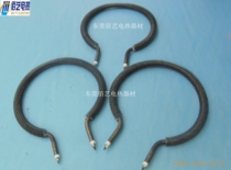 304 stainless steel tube finned electric heating tube plus tube heating tube round 220V1000W dry heat sink