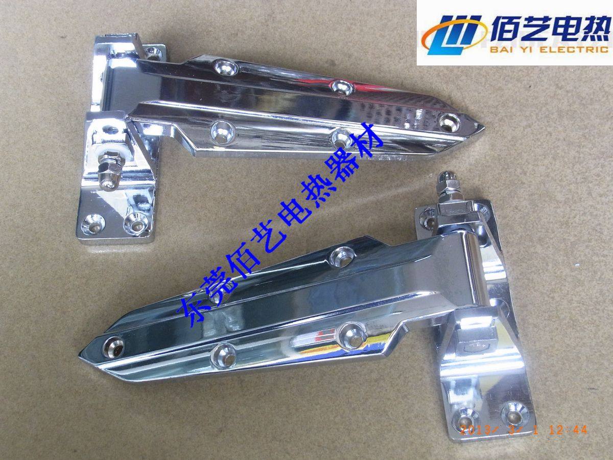 Freezer convex door hinge ice cabinet door hinge zinc hafnium gold material adjustable high and low HY1622 spot-Taobao