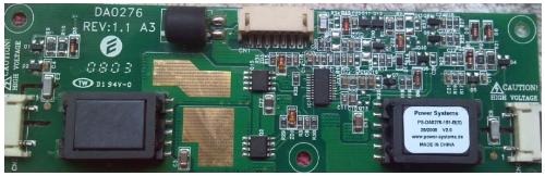 DA0276 High-voltage strip PS-DA0276-181-B(S) Siemens touch screen PS DA0276 181