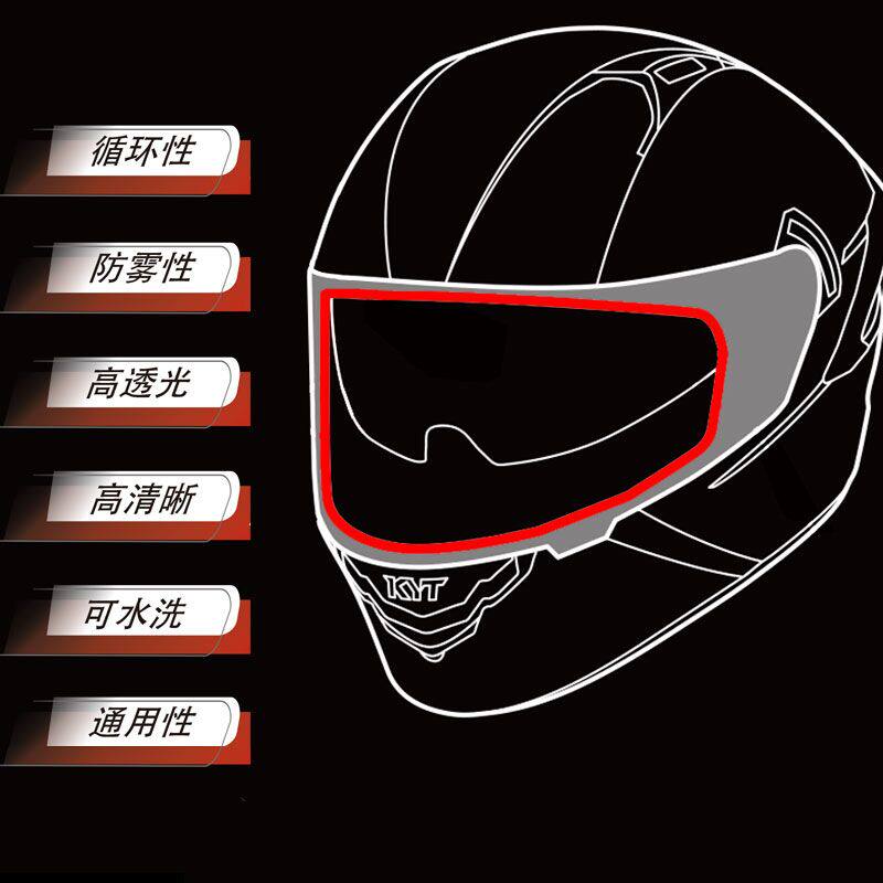 SBK brand anti-fog film all helmets universal anti-fog lenses winter anti-gas anti-fog film