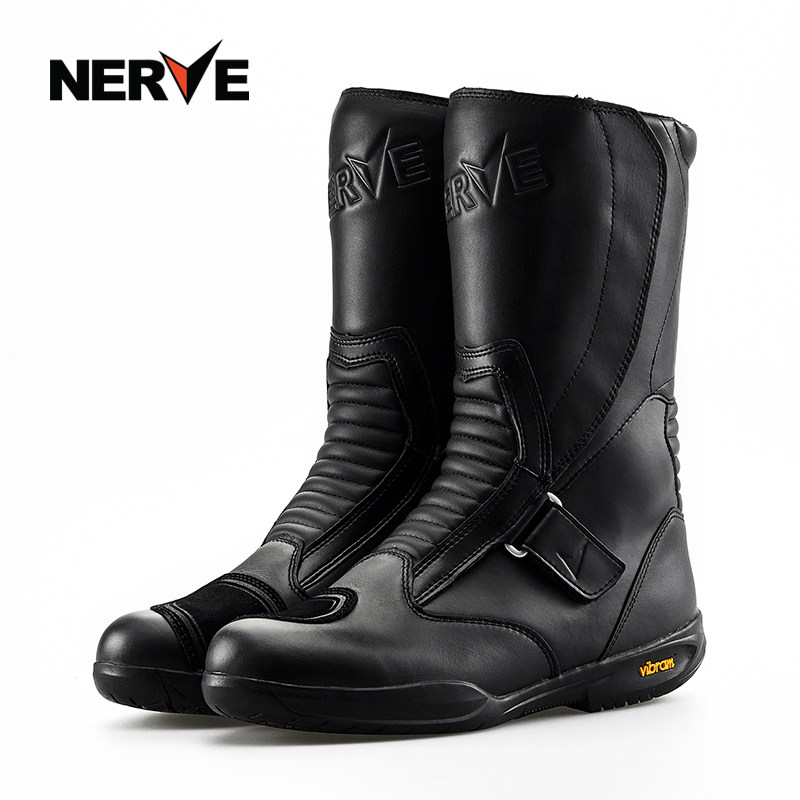 NERVE Locomotive Riding Boots NV002 Cross-country Locomotive Shoes Pull Waterproof Long Boots Knight Shoes