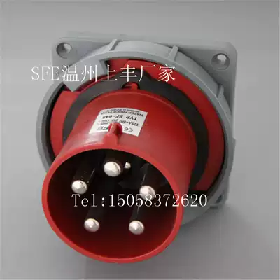 Sfe温州上丰厂家工业工业防水器具插头63a 5芯 Ip67 Sfn 6352