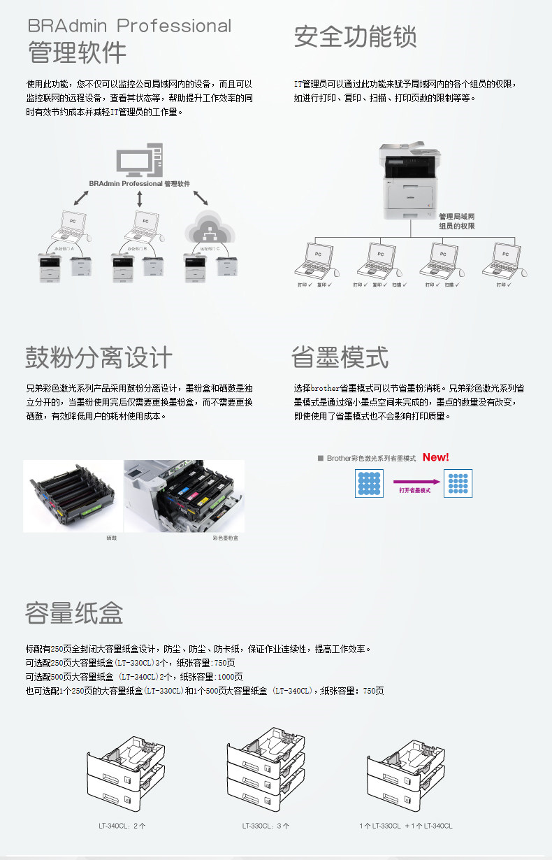 兄弟MFC-L8900CDW彩色双面打印复印扫描传真激光A4一体机无线wifi 兄弟MFC-L8900CDW彩色双面打印复印扫描传真激光A4一体机无线wifi