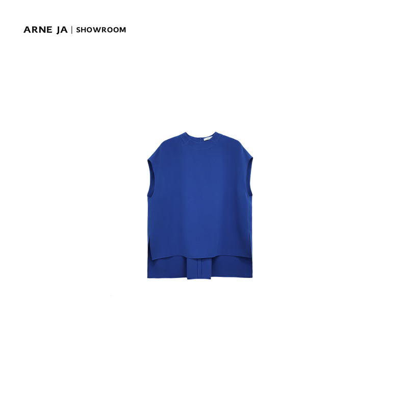 Arne Ja｜"Reconstructing Space" Voluminous, Relaxed, Minimalist Sleeveless Top A1022