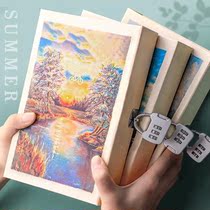 Password book 2021 new large notebook notebook thick thick increase diary girl secret beautiful adult account