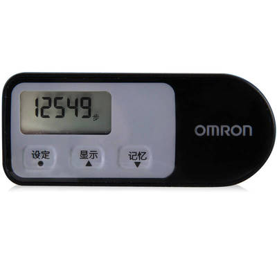 Электронный шагомер OMRON, счетчик калорий, 3D портативный счетчик ходьбы и бега для пожилых людей с зажимом на талии HJ-321