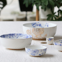 Spot Dutch Pip studio Royal White Royal Blue and White rice bowl Soup bowl Salad Fruit Bowl