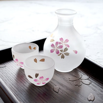 Spot Japan imported hirota Hirota glass deer Princess handmade glass jug wine glass wine set