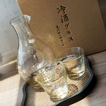 Spot Japan Toyo Sasaki Ice snow jug wine glass set Handmade ice jug Sake wine set
