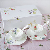 Spot specials narumi narumi lucys garden Lucy garden bone china coffee cup saucer teacup pair of cups