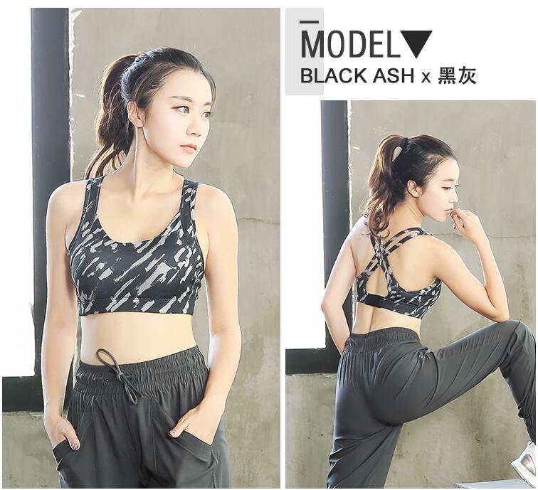 Kích thước lớn phòng tập thể dục áo ngực chống sốc thể thao đồ lót thu thập vẻ đẹp trở lại tốc độ chất béo khô mm200 kg yoga chạy vest áo tập adidas