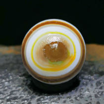 Alxa Outer Mongolia natural silk-wrapped agate sky-eye stone raw stone Gobi stone veins sugar heart