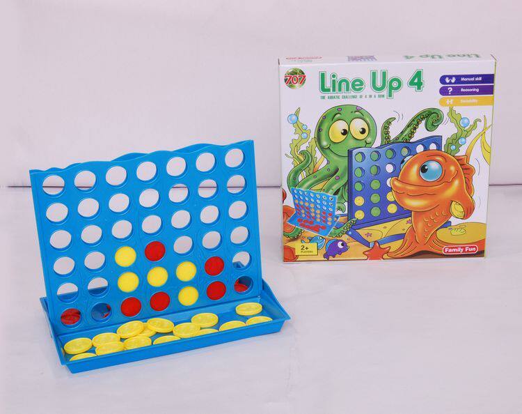 EDUCATIONAL TOYS KING-size CHESS CONNECT 4 CHESS GAMES PARENT-child INTERACTIVE MULTIPLAYER TABLE games