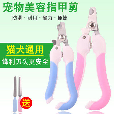 Pet Fingernail Cut Mesh Red Shaking Tone Delivery Rubbing Bar Beauty Suit Nail Cut Delivery Filing Knife Dog Kitty Nail Clippers
