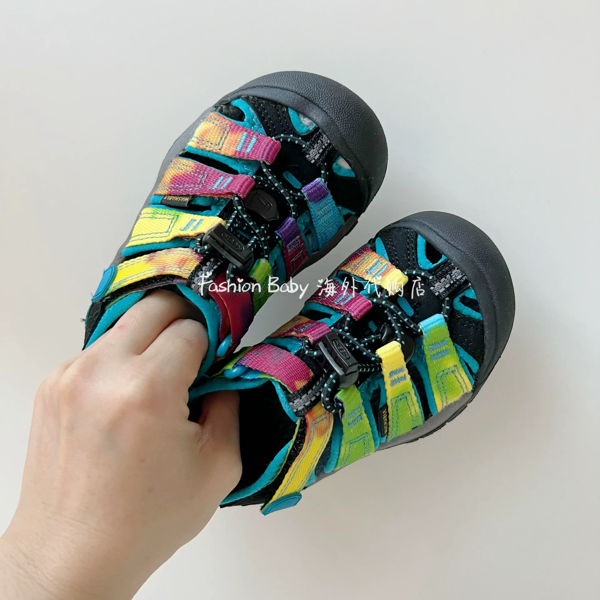 Детские японские импортируемые быстросохнущие нескользящие сандалии KEEN, семейный стиль