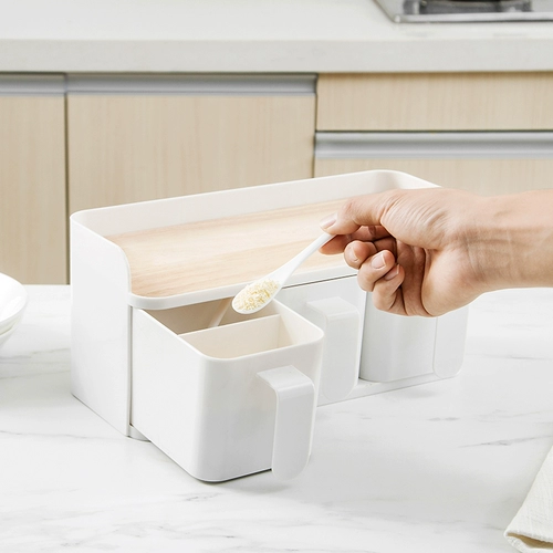 Приправа коробки костюмы кухонные принадлежности Установка стойки истории приправы приправы приправы танка соли соли соли.