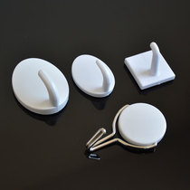 Hook strong load-bearing hot melt viscose Bathroom tile punch-free mop hook Kitchen wall no trace high temperature resistance